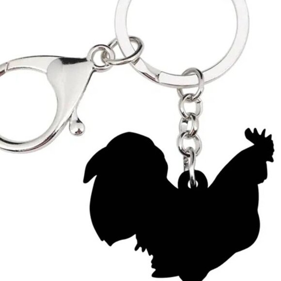 Acrylic Keychain, Standing Rooster Chicken Keychains, Key Holder - Picture 2 of 3